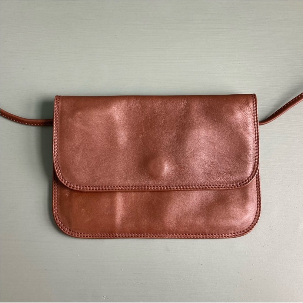Rare Vintage LUBE Soft Italian Leather Bag - Picture 4 of 10